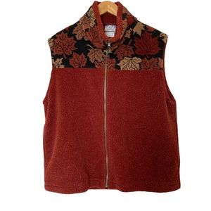 Northern Lifestyles Canada Sleeveless Fleece Full Zip Vest